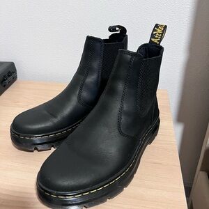 Dr. Martens Black Leather Boots